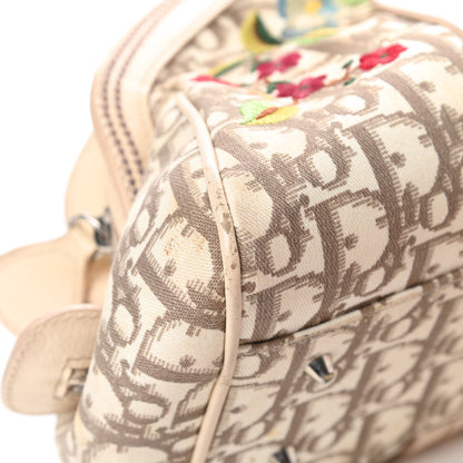 Christian Dior Monogram Vintage Flowers Bowler Beige 9 of 20