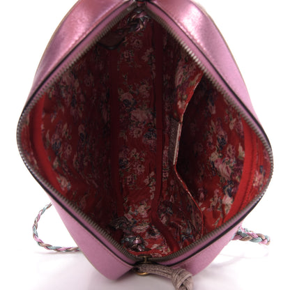 Gucci Laminated Nappa Trapuntata Small Zumi Shoulder Bag Rosa Lago Rame 5 of 9
