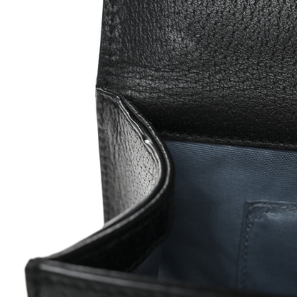 Gucci Grained Calfskin Bee Star Small Padlock Shoulder Bag Black 13 of 13