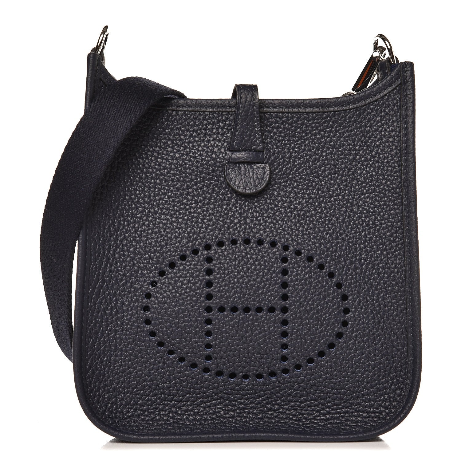 Hermes Taurillon Clemence Amazone Evelyne TPM Bleu Nuit 1 of 9