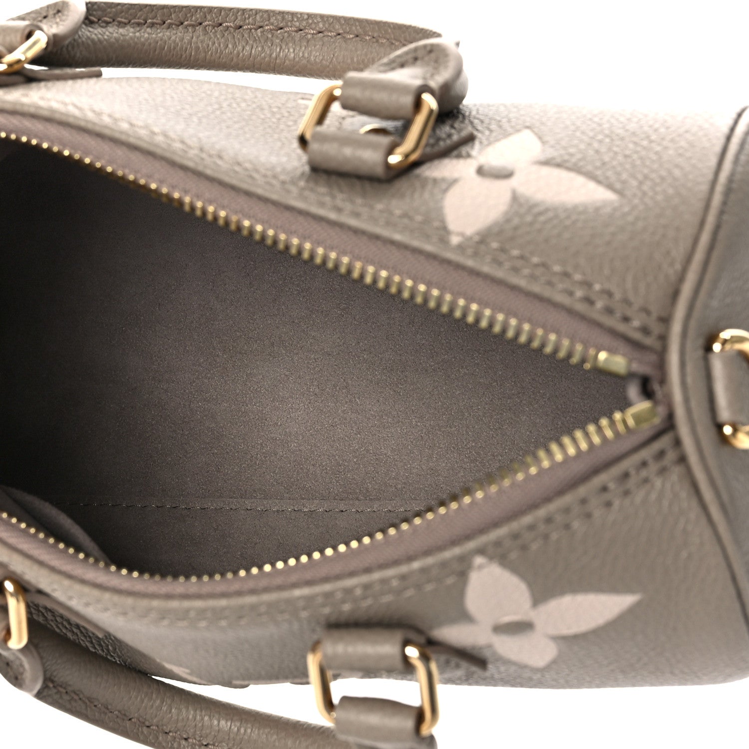 Louis Vuitton Empreinte Monogram Giant Papillon BB Tourterelle Cream 5 of 8