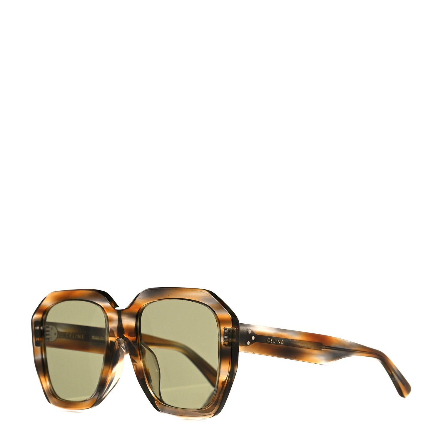 Celine Acetate Square Sunglasses CL40045F Brown 1 of 6