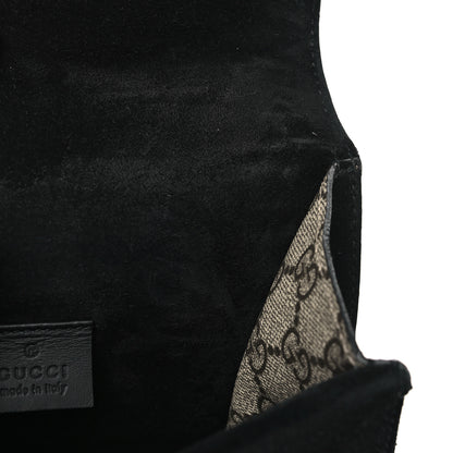 Gucci GG Supreme Monogram Mini Dionysus Shoulder Bag Black 10 of 10