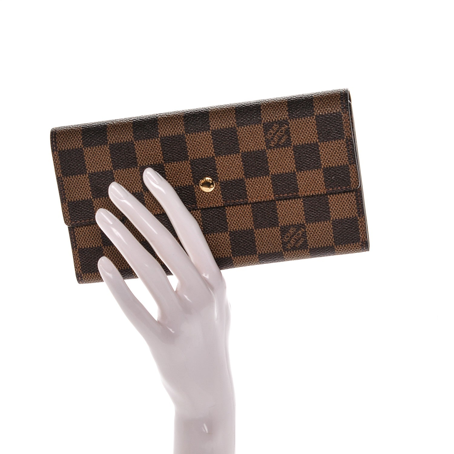 Louis Vuitton Damier Ebene Porte Tresor International Wallet 2 of 6
