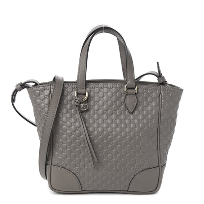 Gucci Microguccissima Small Bree Tote Graphite 1 of 9