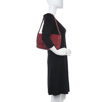 Chanel Calfskin Quilted Medium Modern Chain Flap Red 2 of 10