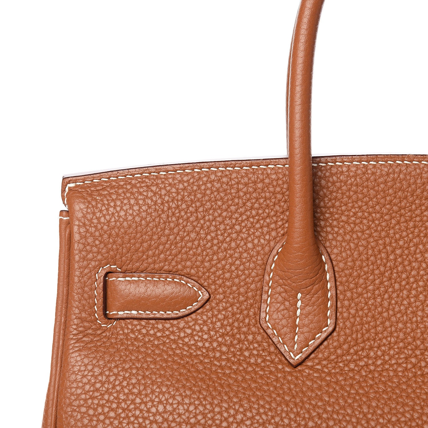 Hermes Taurillon Clemence Birkin 30 Gold 28 of 34