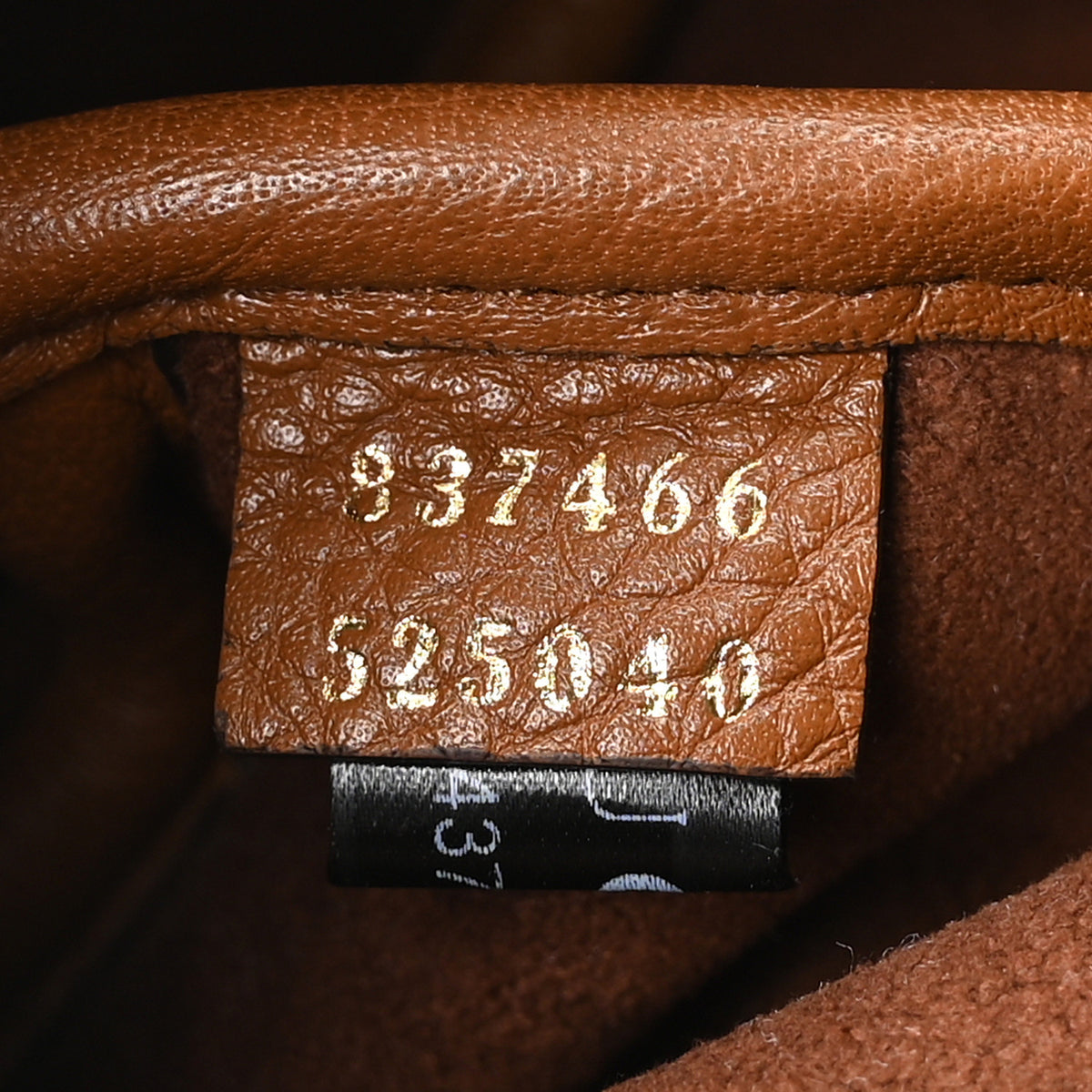 Grained Calfskin Softbit Maxi Shoulder Bag Brown
