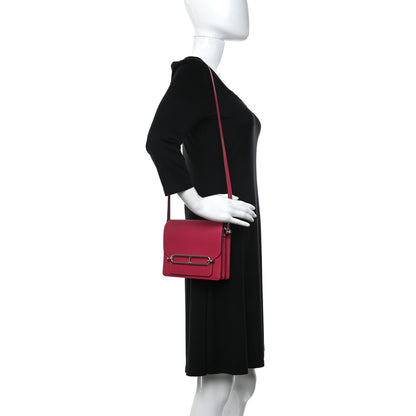 Hermes Evercolor Verso Mini Sac Roulis Framboise Prune 2 of 8