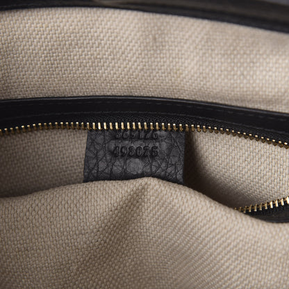 Gucci Pebbled Calfskin Small Soho Top Handle Bag Black 6 of 9