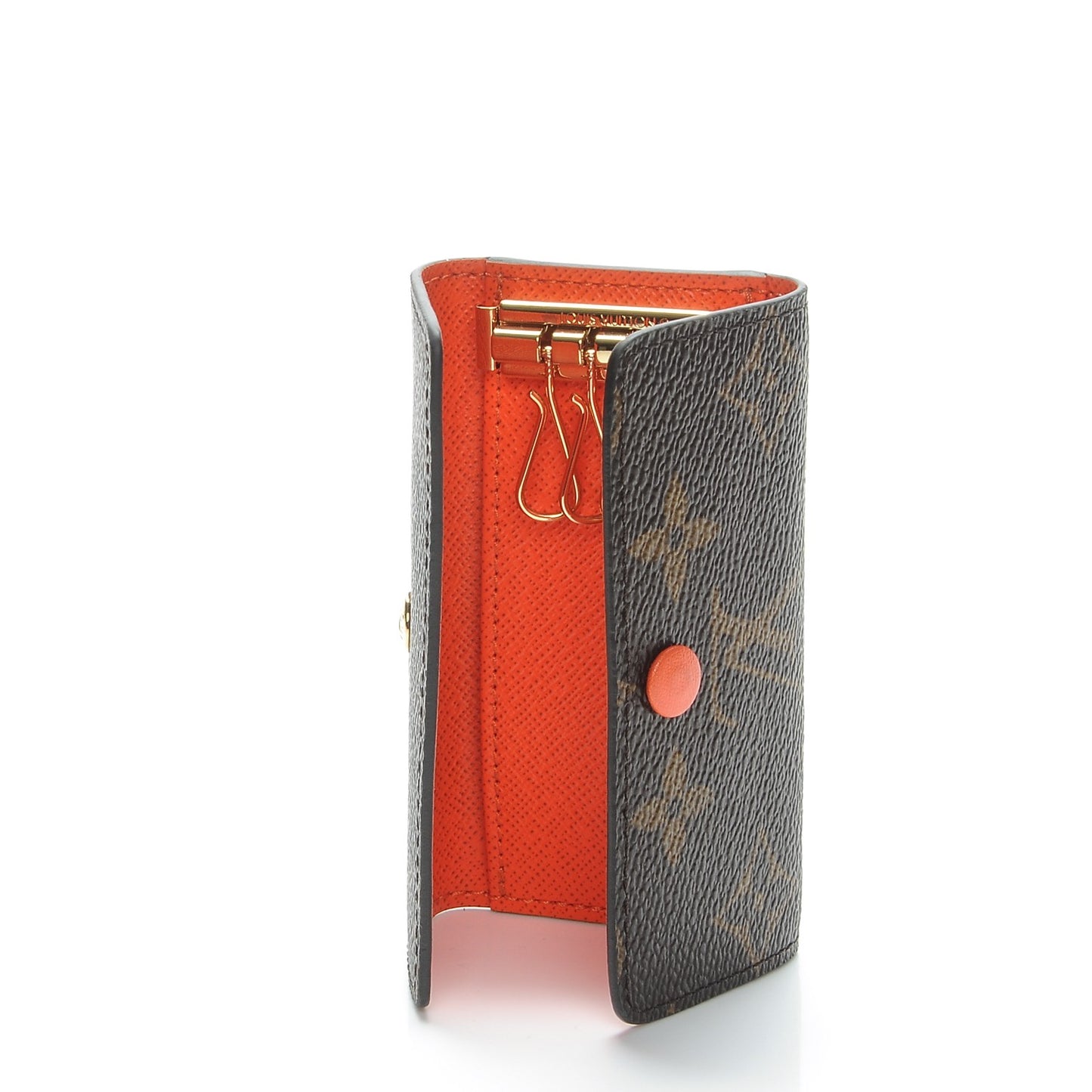 Monogram 4 Key Multicles Holder Poppy