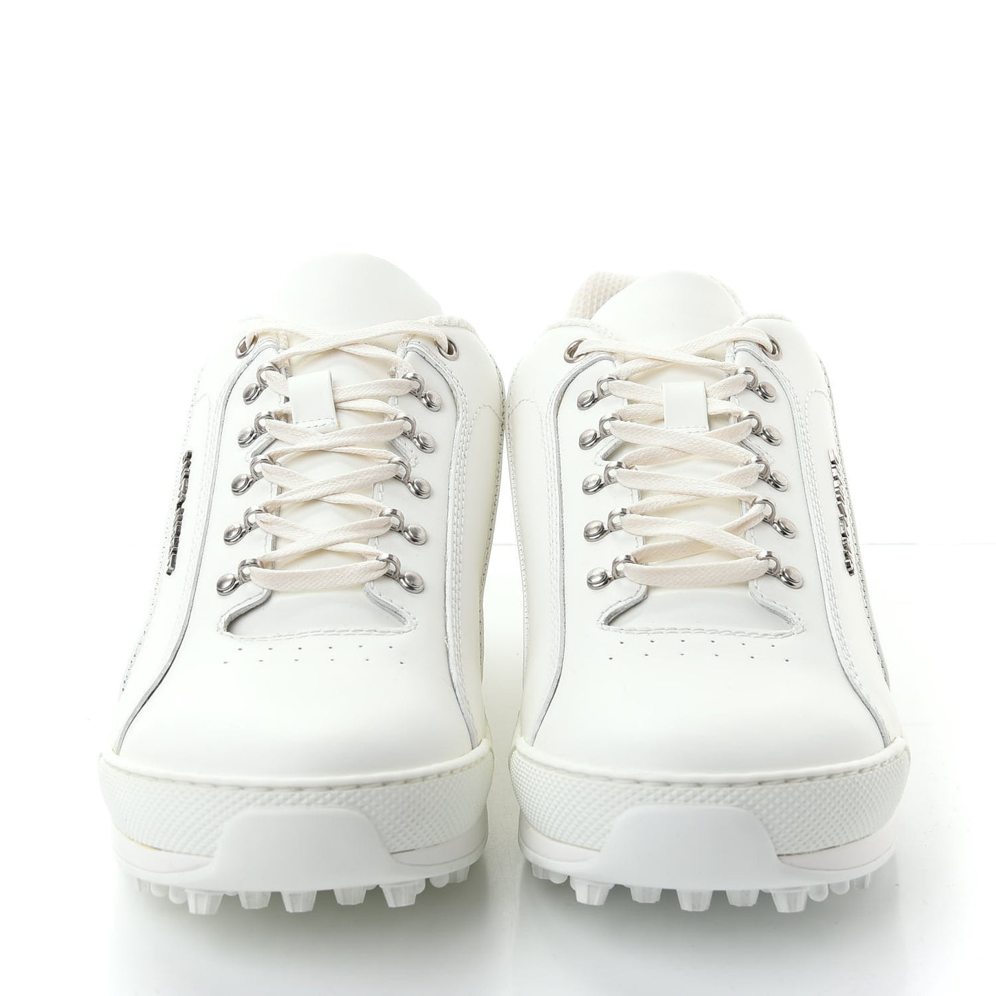 Calfskin Jump Low Top Sneakers 42 Optic White