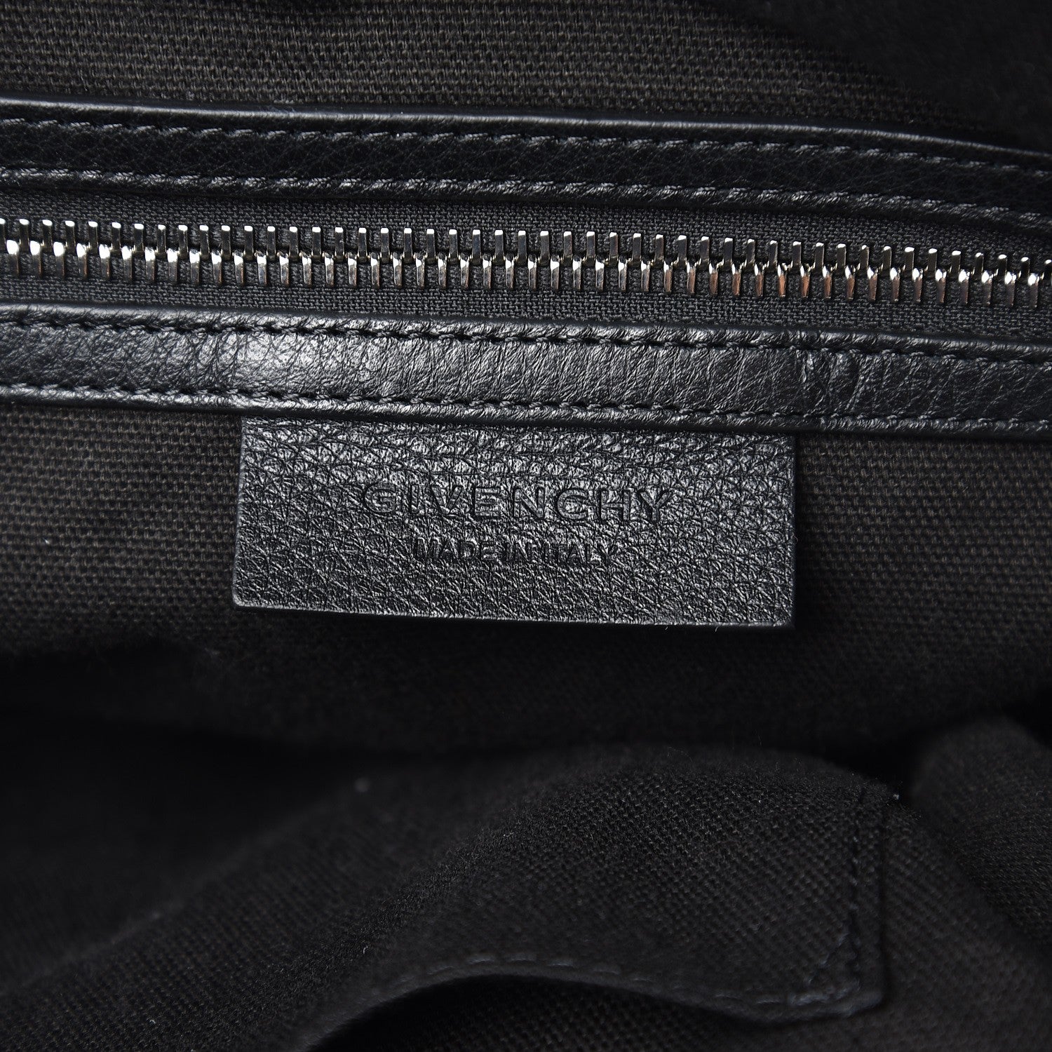 Givenchy Waxy Grained Calfskin Medium Nightingale Black 7 of 7