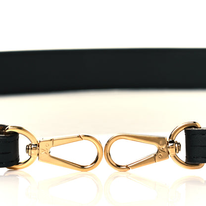 Louis Vuitton Reverse Monogram Bandouliere Shoulder Strap XL Black 3 of 5