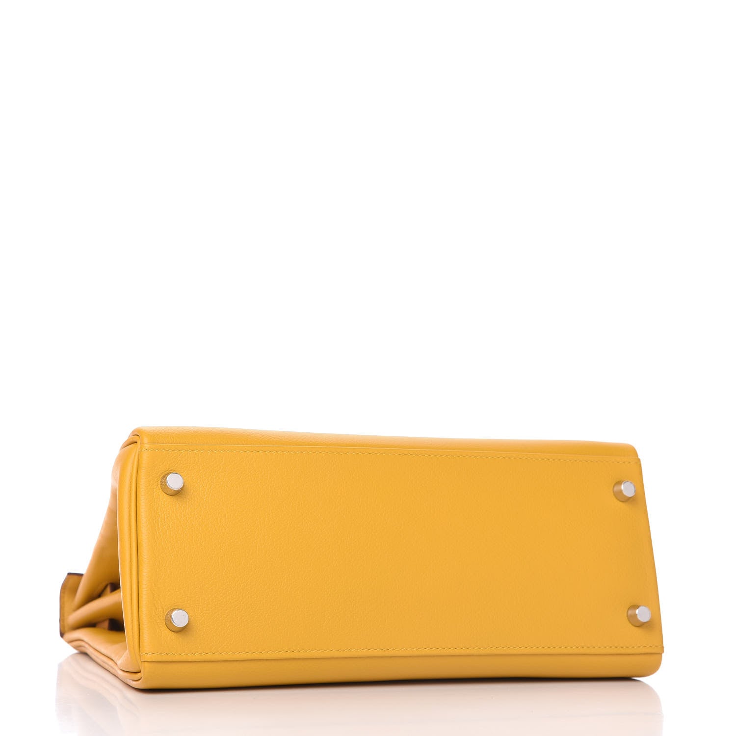 Hermes Evercolor Kelly Retourne 28 Jaune Ambre 4 of 13