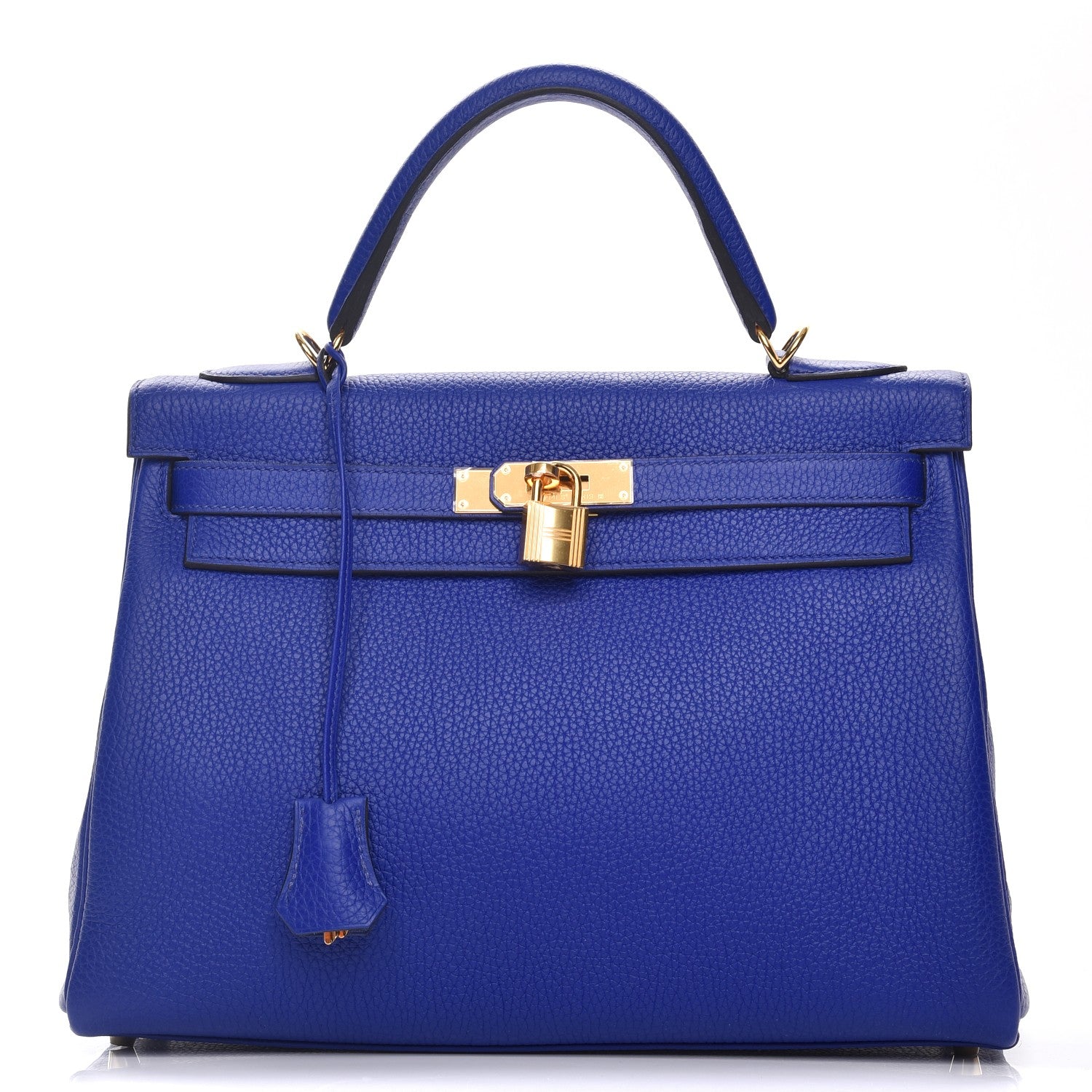 Hermes Togo Kelly Retourne 32 Bleu Electrique 1 of 30