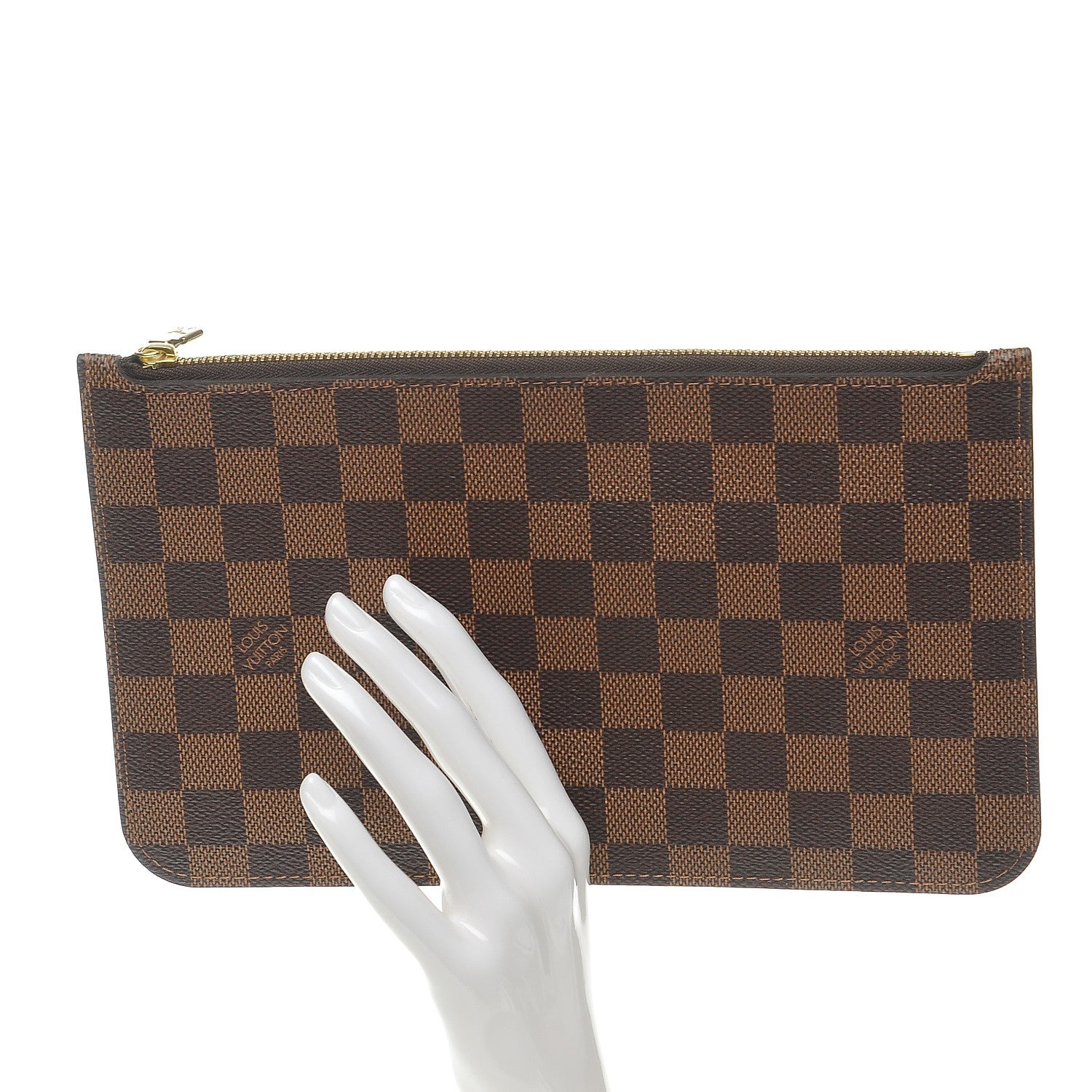 Louis Vuitton Damier Ebene Neverfull MM GM Pochette 2 of 8