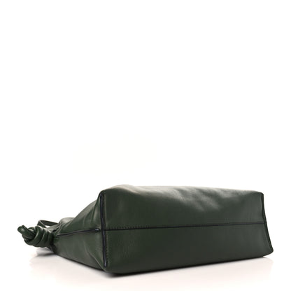 Loewe Nappa Flamenco Knot Clutch Vintage Khaki 4 of 9