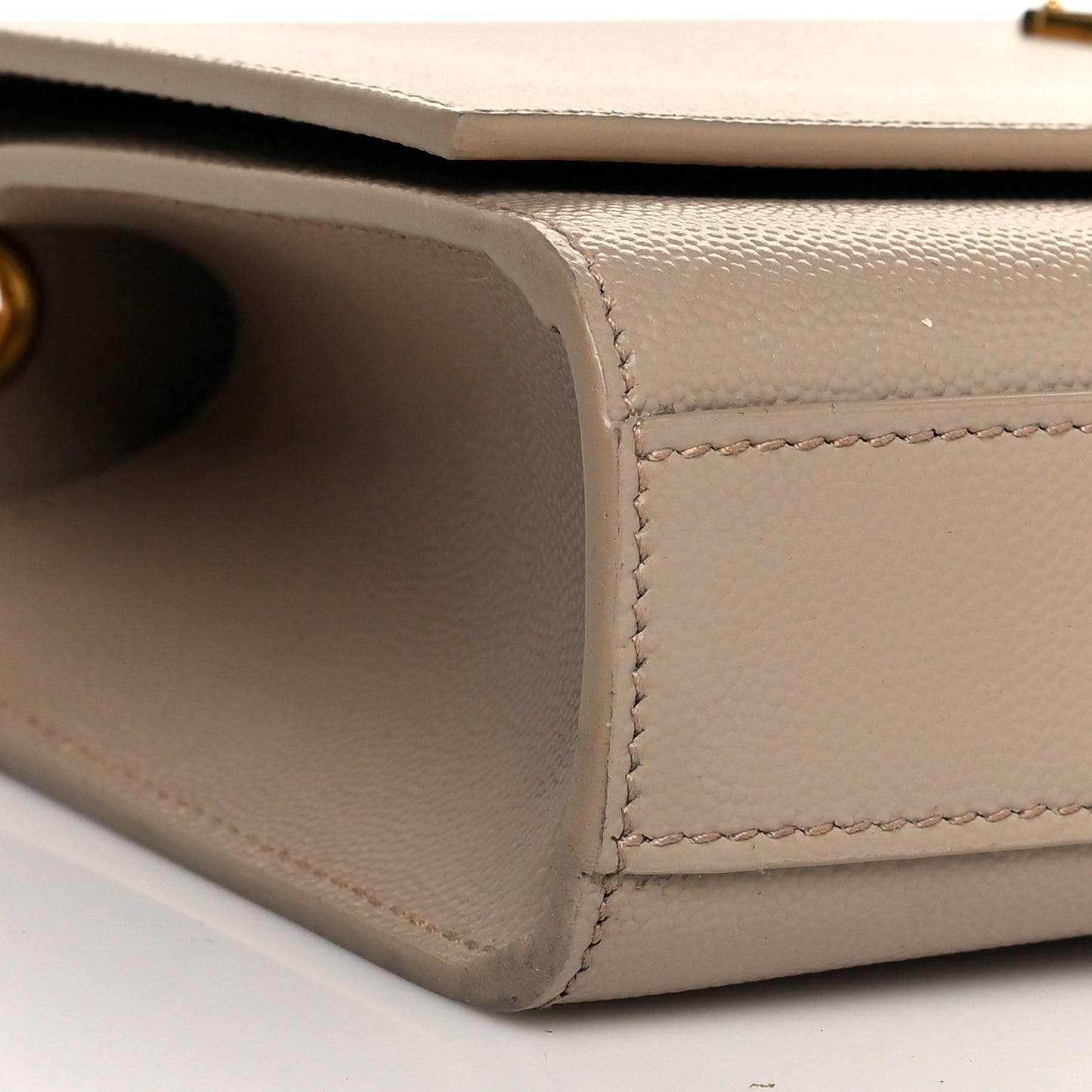 Grain De Poudre Medium Monogram Kate Satchel Dark Beige