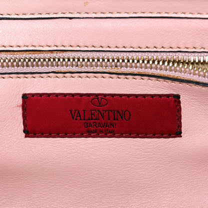 Valentino Garavani Vitello Small Rockstud Tote Pink 5 of 17