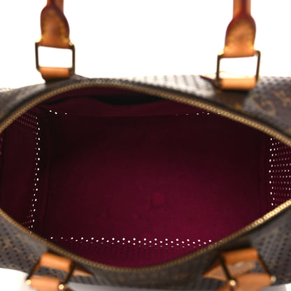 Louis Vuitton Monogram Perforated Speedy 30 Fuchsia 5 of 9