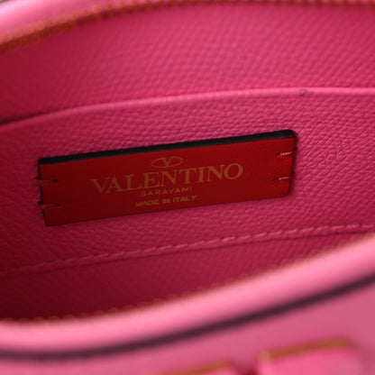 Valentino Garavani Grainy Calfskin Mini Vlogo Hobo Bag Feminine Pink 5 of 7