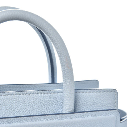 Givenchy Grained Calfskin Mini Horizon Satchel Pale Blue 7 of 15