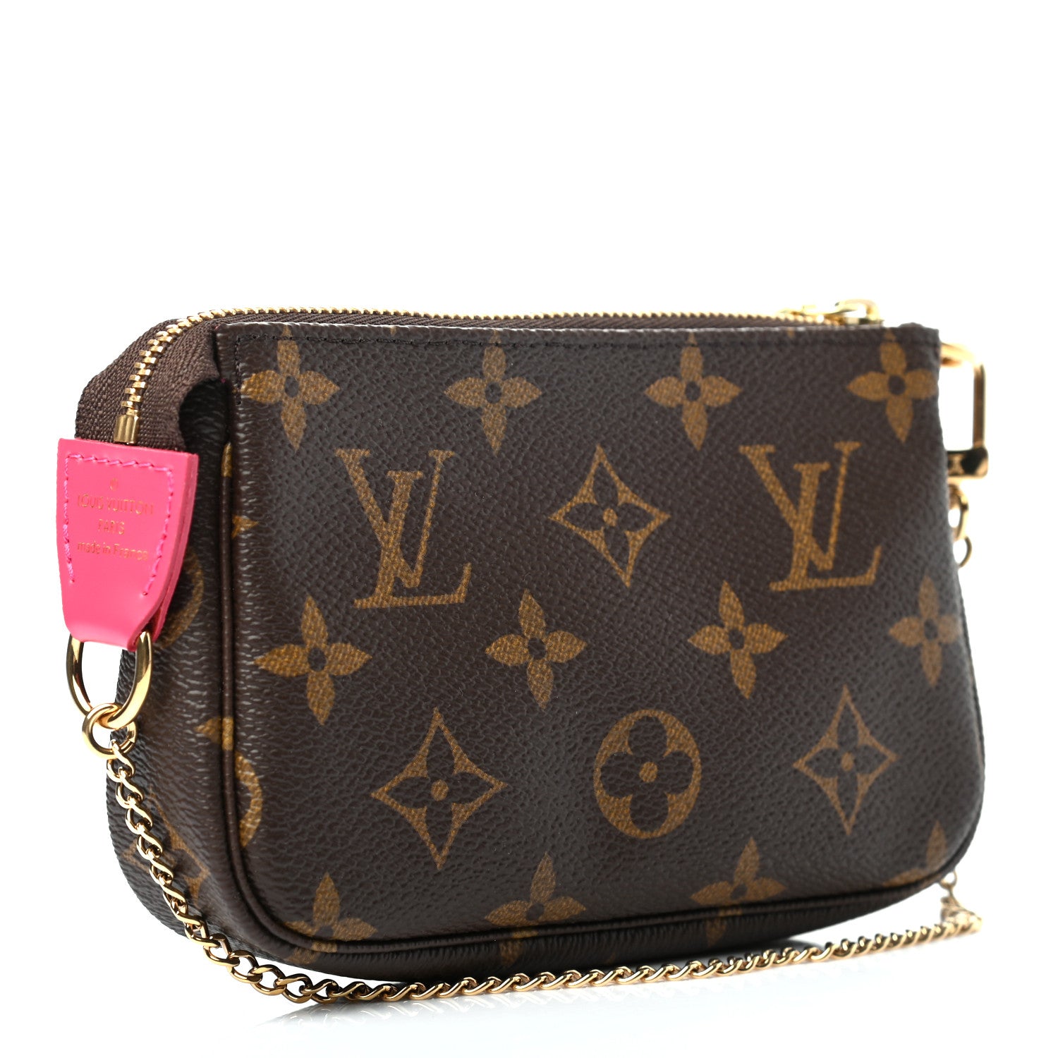 Louis Vuitton Monogram 2020 Christmas Animation Roller Coaster Mini Pochette Accessories Pivoine 3 of 7