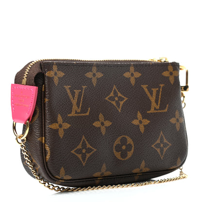 Louis Vuitton Monogram 2020 Christmas Animation Roller Coaster Mini Pochette Accessories Pivoine 3 of 7