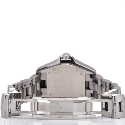 Chanel Titanium Ceramic Diamond Bezel 33mm J12 Quartz Watch 5 of 7