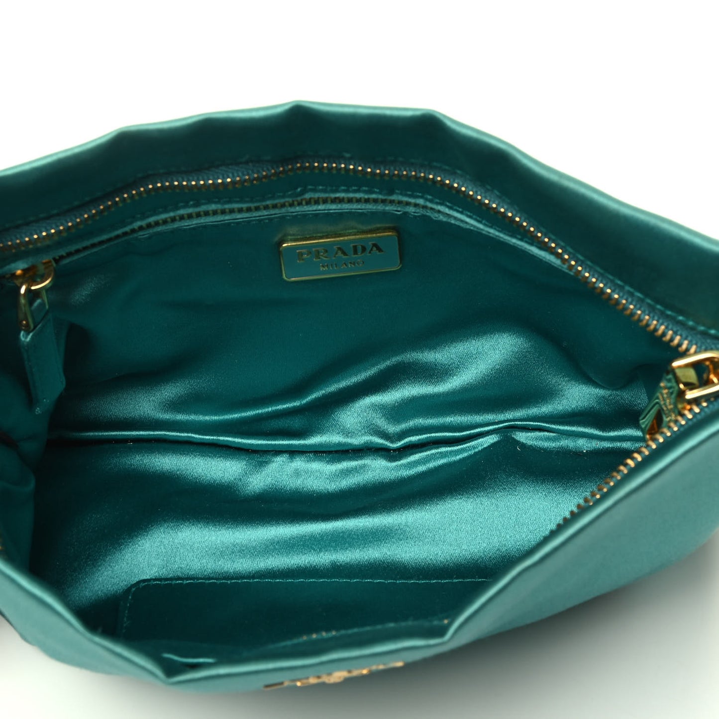 Satin Evening Clutch Pavone