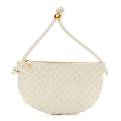 Bottega Veneta Nappa Intrecciato Medium Turn Pouch White 1 of 10