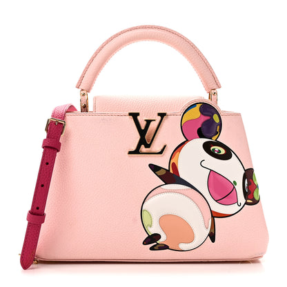 Louis Vuitton LV X TM Taurillon Superflat Panda Capucines BB Opal Pink 1 of 12