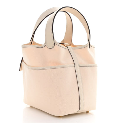Hermes Toile Goeland Swift Cargo Picotin Lock 18 Nata 3 of 11