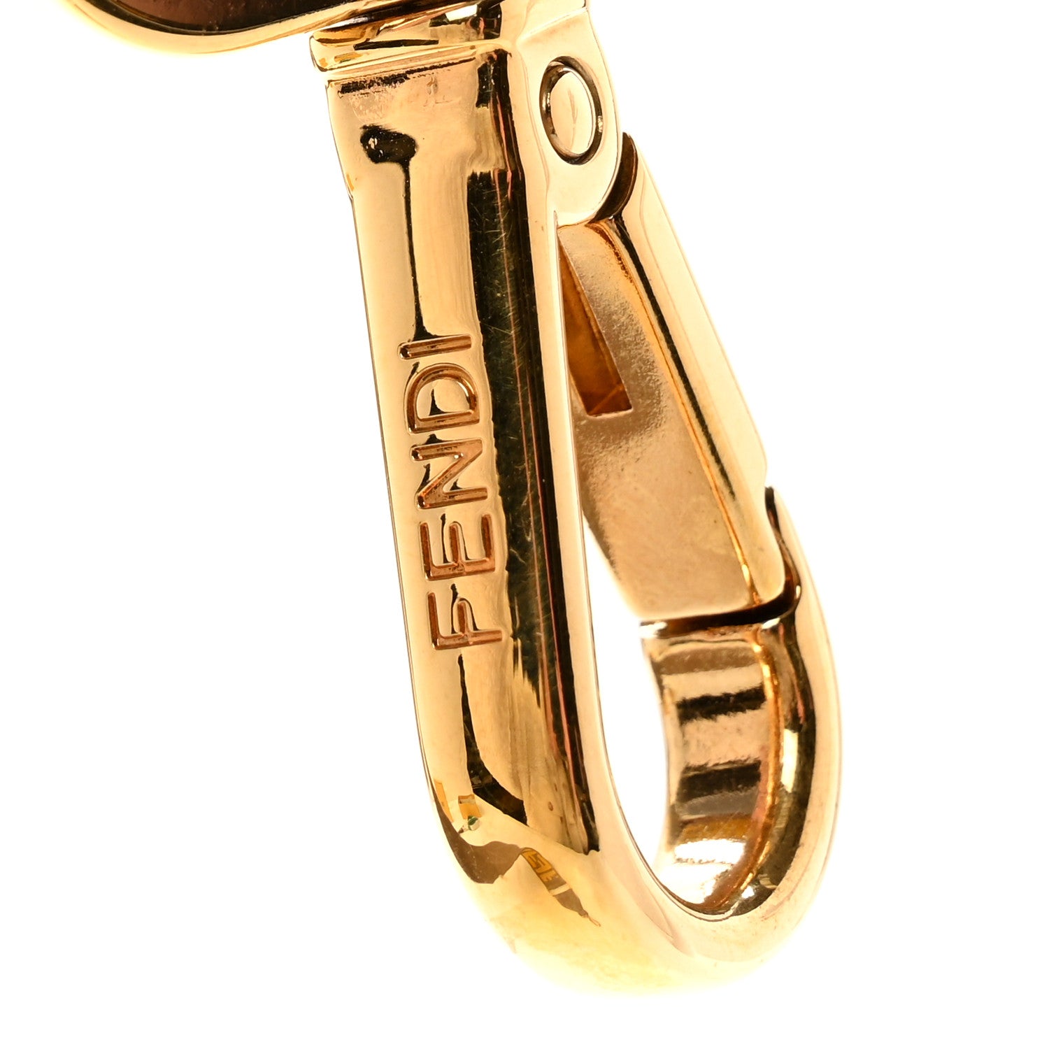 Fendi Ribbon Vitello King FF 1974 Adjustable Strap You Tortora Senape 7 of 8