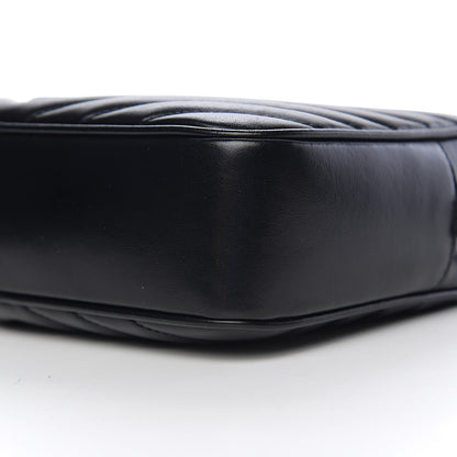 Saint Laurent Calfskin Matelasse Monogram Lou Camera Bag Black 7 of 9