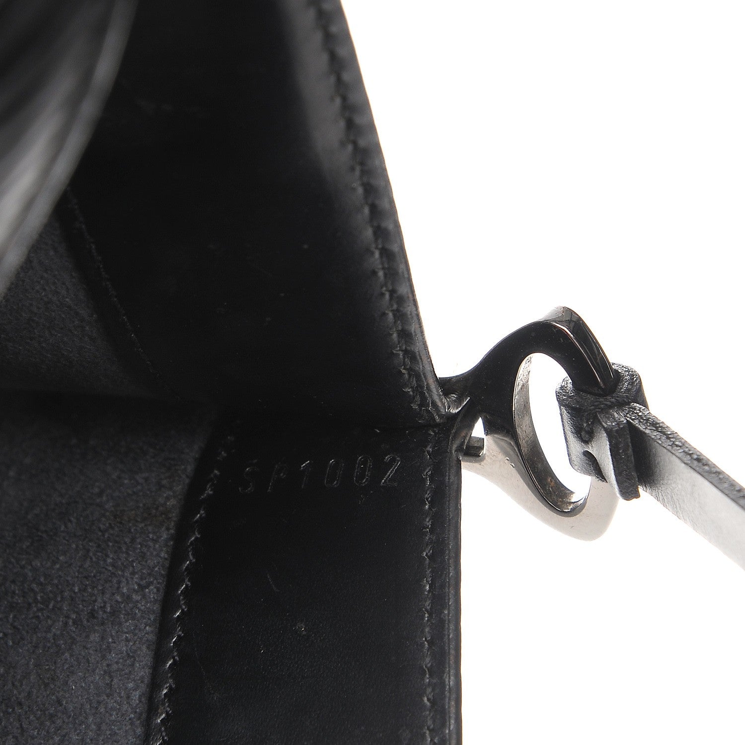Louis Vuitton Epi Demi Lune Pochette Black 7 of 7