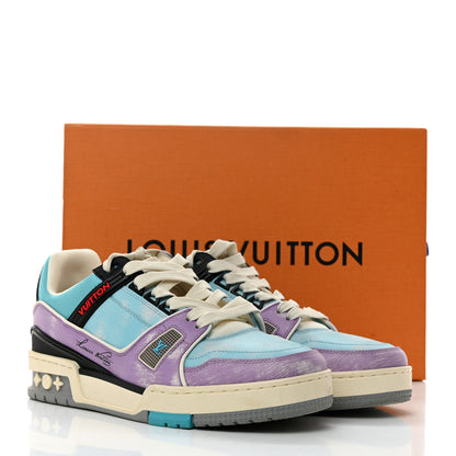 Louis Vuitton Calfskin Mens LV Trainer Sneaker 37 9 of 9