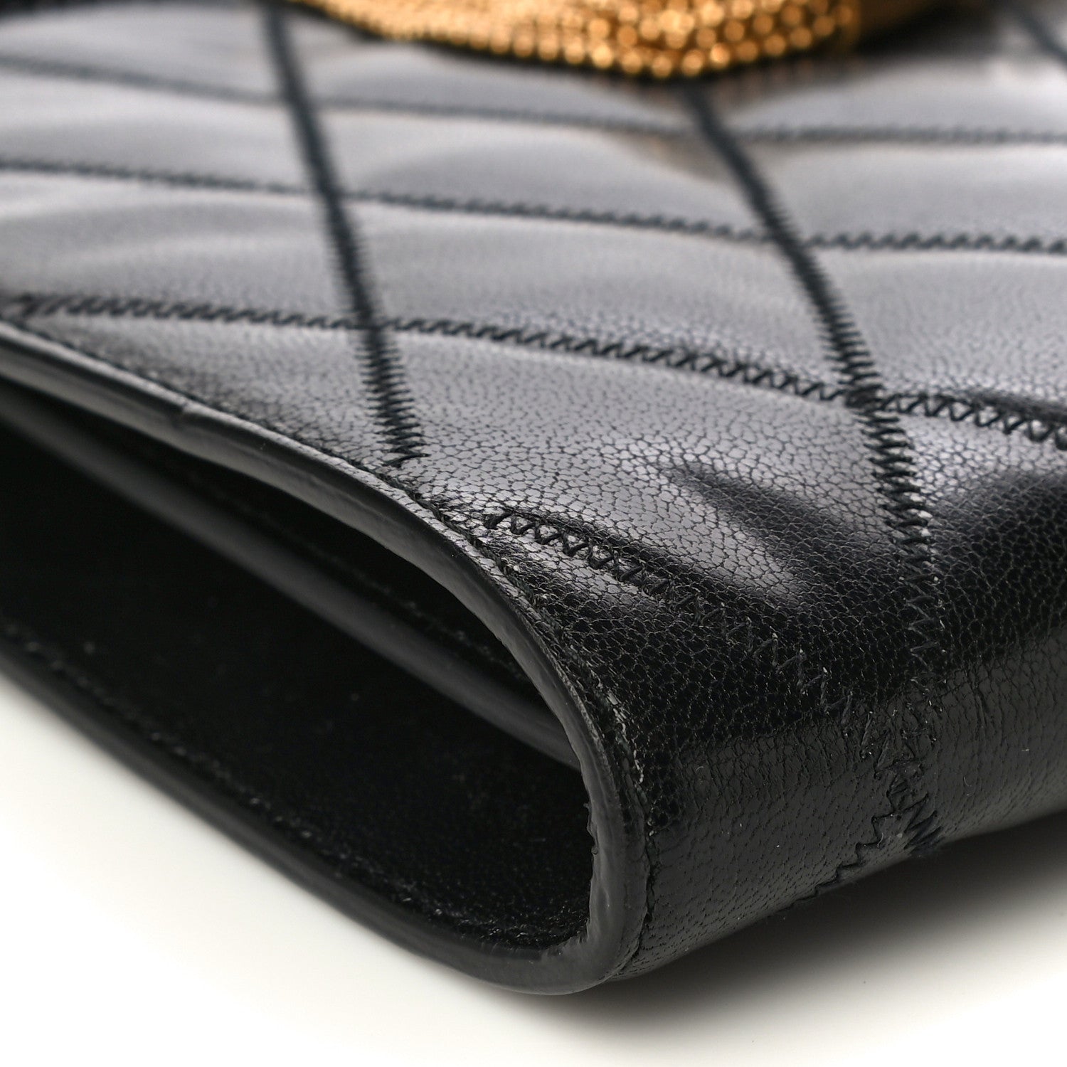 Givenchy Goatskin Quilted Medium Gem Bag Black 5 of 15