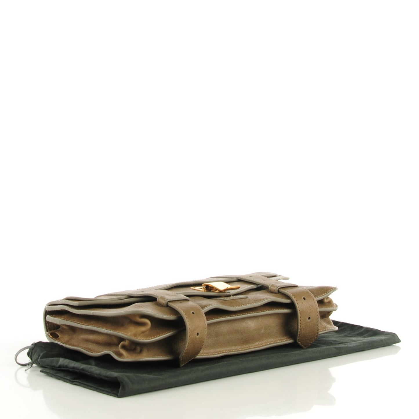 Calfskin PS1 Pochette Clutch Smoke