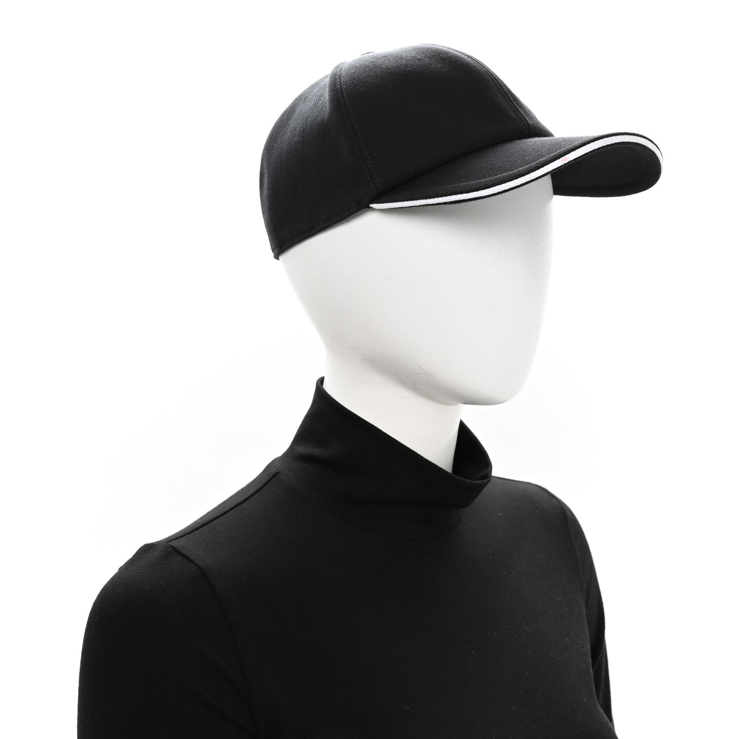 Cotton CC Cap Hat Black White