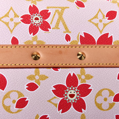 Louis Vuitton Monogram Cherry Blossom Sac Retro Bag Red 11 of 11