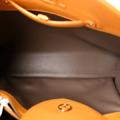 Louis Vuitton Taurillon Capucines MM Tournesol 5 of 10
