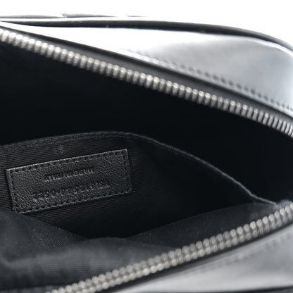 Saint Laurent Calfskin Matelasse Monogram Monochrome Lou Camera Bag Black 6 of 9