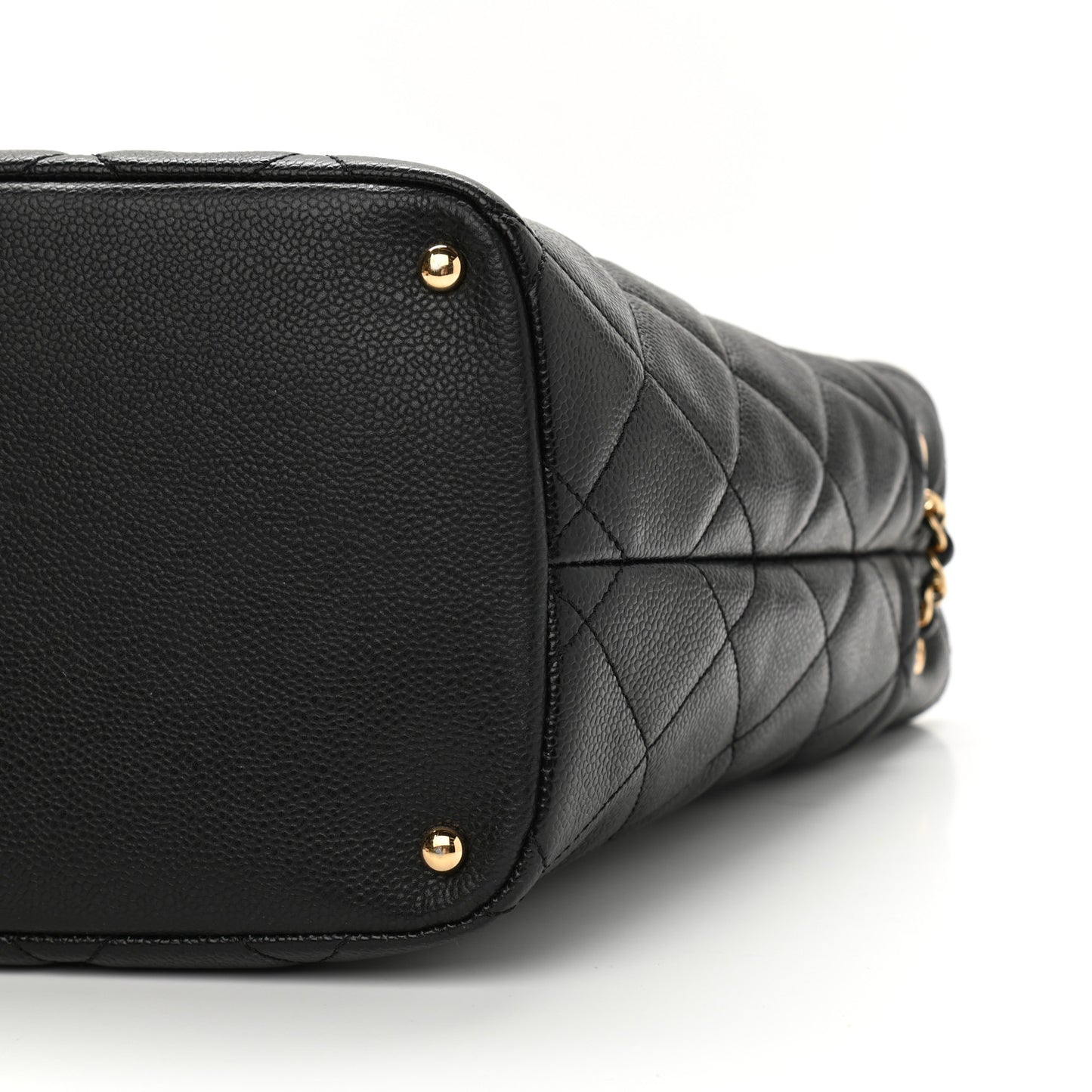 Caviar Quilted Timeless CC Soft Tote Black