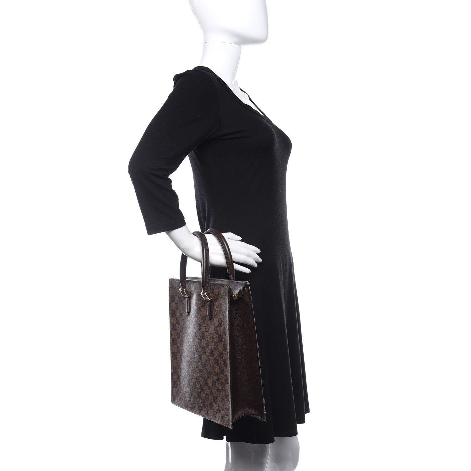 Louis Vuitton Damier Ebene Venice Sac Plat 2 of 19