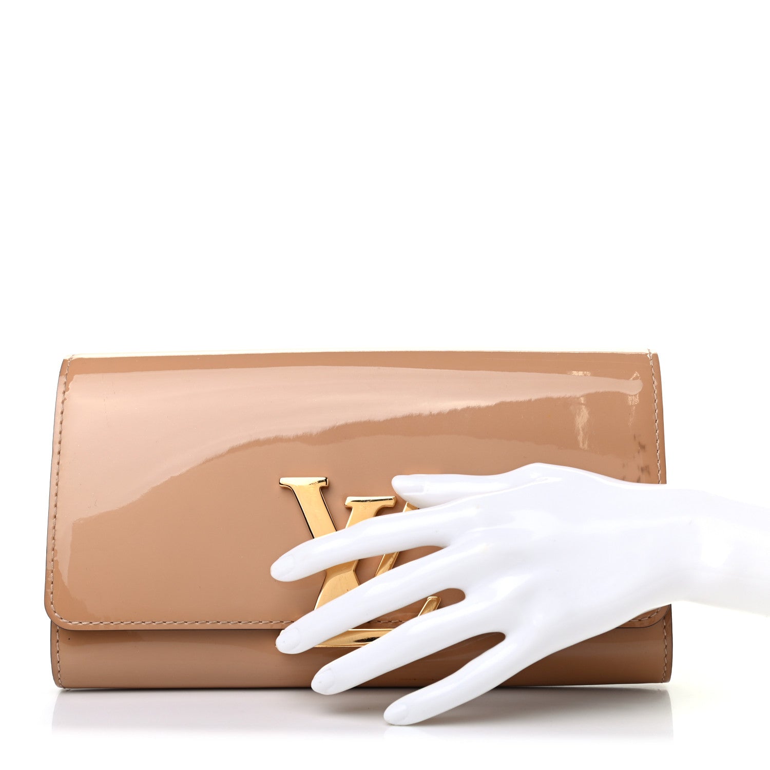Louis Vuitton Patent Louise Wallet Nude 2 of 9