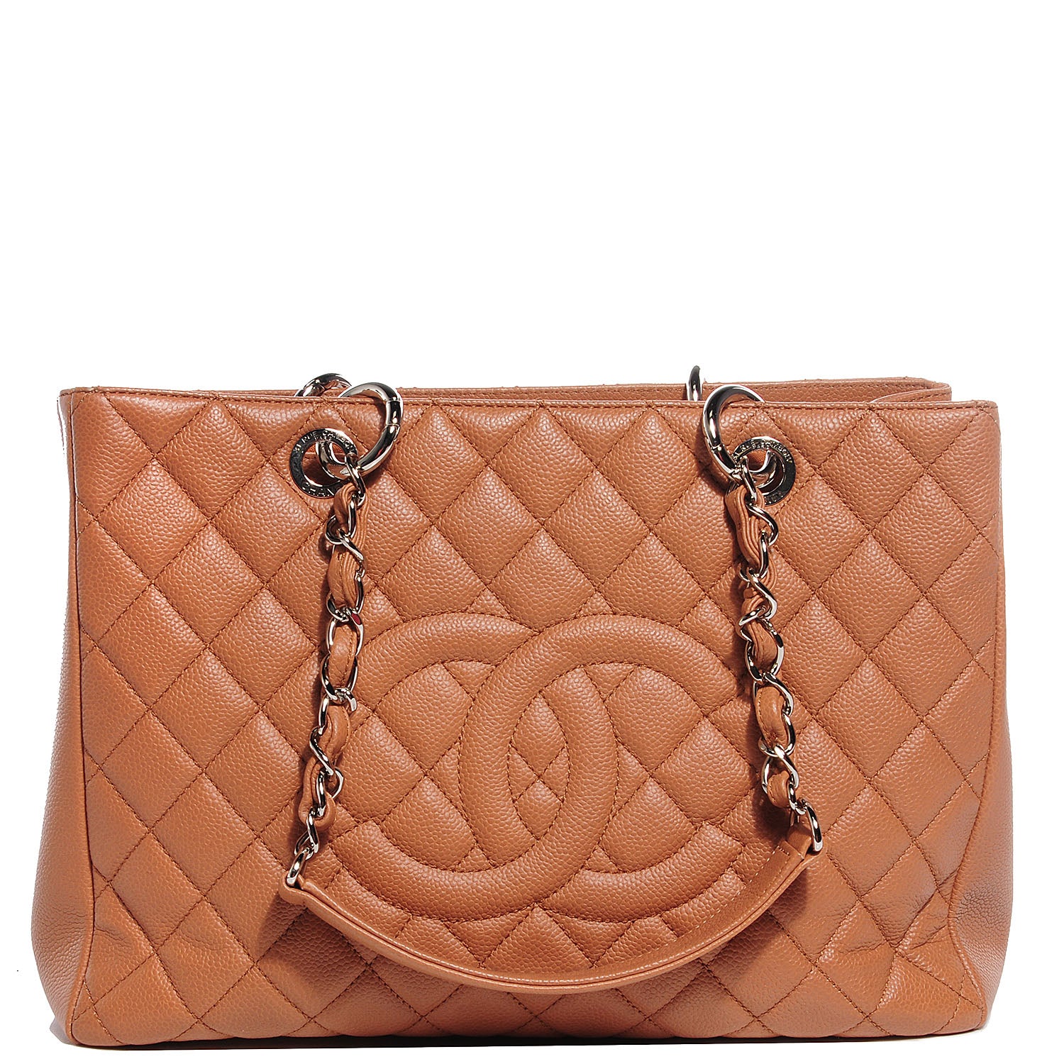 Chanel Caviar Grand Shopping Tote GST Dark Beige 1 of 7