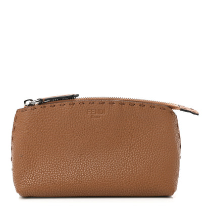Fendi Cuoio Romano Selleria Cosmetic Pouch Mou 1 of 7