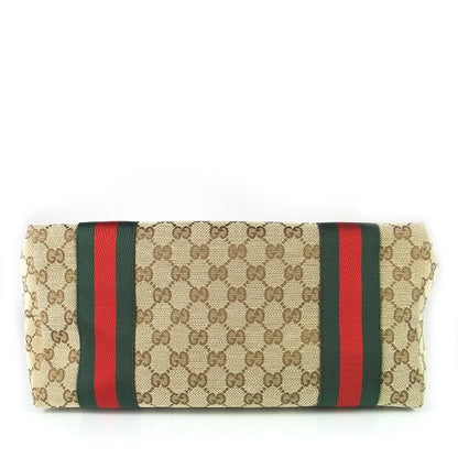 Gucci Monogram Web Large Jolie Tote Brown 4 of 9